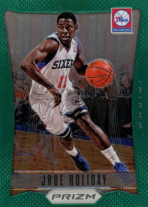 jrue holiday  prizm green  price guide sports card investor