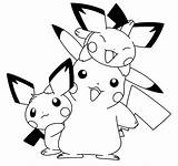 Pikachu Pintar Molde sketch template