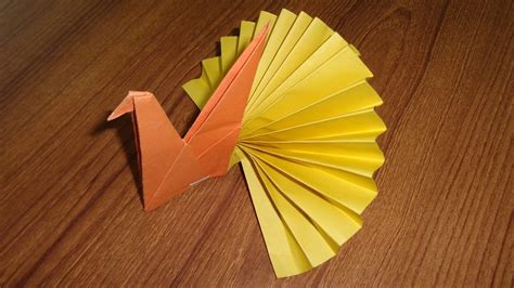 paper peacock making easy origami paper crafts  beginner craft