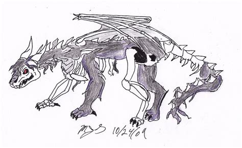 zombie dragon  orsonfoe  deviantart