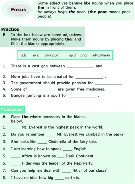 Noun Worksheets For Grade 6 Pdf Tawana Foltzs English Worksheets