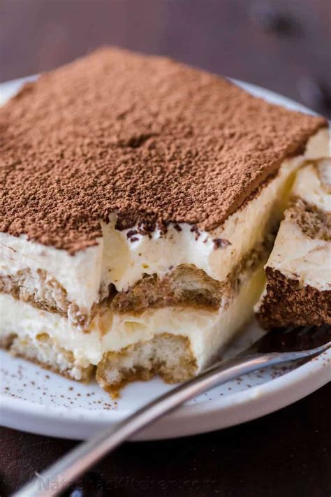 tiramisu recipe video natashaskitchencom