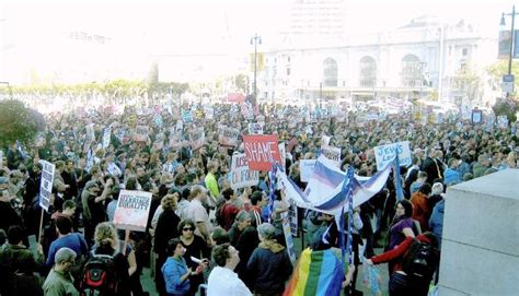 Protest Against Prop 8 Gay Marriage Ruling