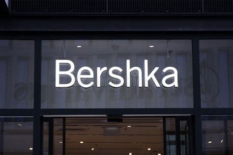 letters bershka   wall  amsterdam editorial stock image image  business symbol