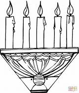 Coloring Candle Pages Stick Holder Chandelier Beautiful Template sketch template