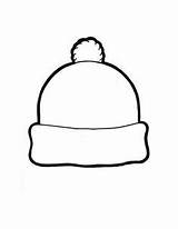 Invierno Gorro Gorros Imagui sketch template