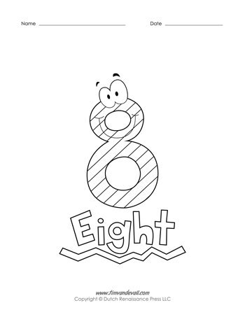 number  coloring page tims printables