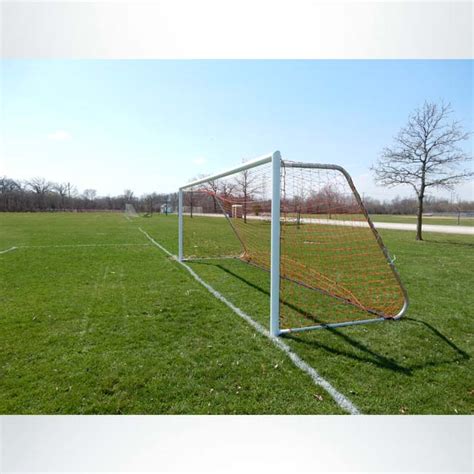 movable aluminum soccer goal mal  cable net attachment keeper goals  athletic