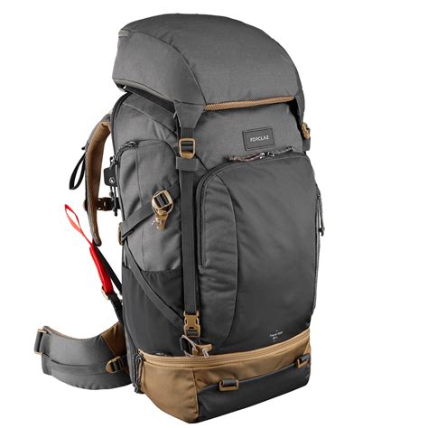 backpacking rucksack travel   liter abschliessbar herren grau