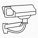 Camera Cctv Security Drawing Surveillance Icon Safety Getdrawings Drawings Icons Clipartmag sketch template