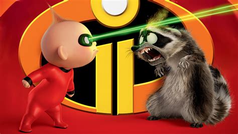 2048x1152 Jack Jack Parr And Raccoon In The Incredibles 2