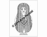 Matryoshka sketch template