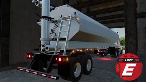 bulk feed trailer  fs mod farming simulator  mod