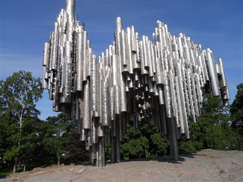 sibelius monument  dedicated   finnish composer jean sibelius   monument