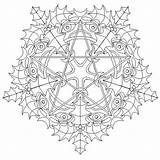 Yule Mandalas Solstice Pagan Invierno Inverno Románico Template Einwie sketch template