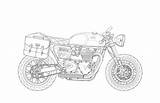 Coloring Triumph Motorcycle Adult Motorcycles United Kay Adam Collection Presence Workshops Companies Kingdom Both Few States International Very Custom sketch template