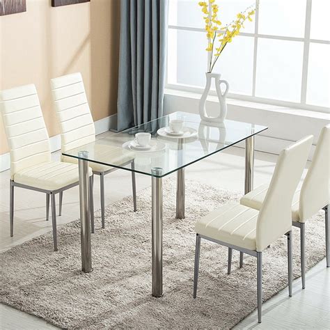 dining glass table  chairs gif