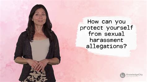 How To Protect Yourself From Sexual Harassment Allegations