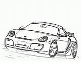 Coloring Porsche Pages Drawing Car Comments Cayman Getdrawings Library Clipart Supercar sketch template