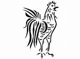 Rooster Cliparts Tattoo Tribal Fighting Clipart Logo Drawings Designs Jago Ayam Library Tattoos Clip Logos Baseball Favorites Add sketch template