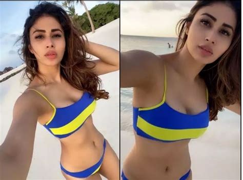 Sexy Mouni Roy Set Fire In Blue Bikini Photos Went Viral The State