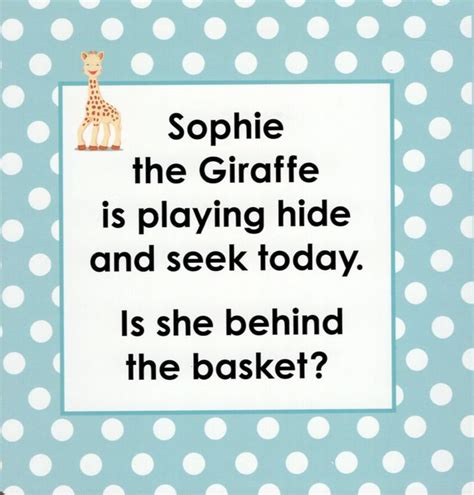 Hide And Seek Sophie La Girafe Board Book