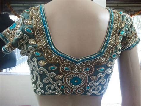 sparkling fashion new maggam work blouses