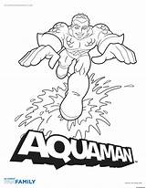 Aquaman Colorear Imprimé Wonder sketch template