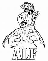 Alf sketch template
