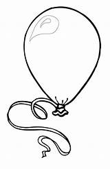 Ballon Anniversaire sketch template