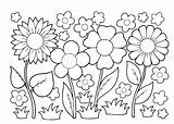 Kleurplaten Kleurplaat Voorjaar Lente Bloem Bloemen Tijdmetkinderen Zomer sketch template