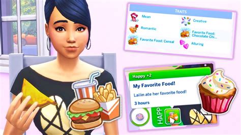 favourite food mod  sims   fave foods  sims