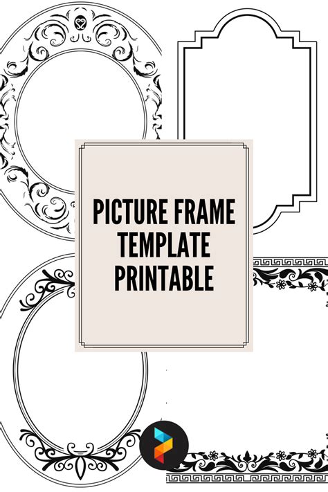 printable picture frame template printable world holiday