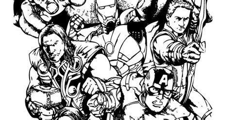 avengers team coloring pages colouring pages pinterest