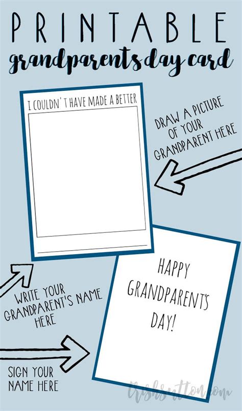 printable grandparents day card  couldnt