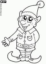 Coloring Christmas Pages Santa Elf Elves Claus Print Colouring Sheets Kids Reindeer Drawings Oncoloring Drawing Books Getdrawings Printable Pyrography sketch template