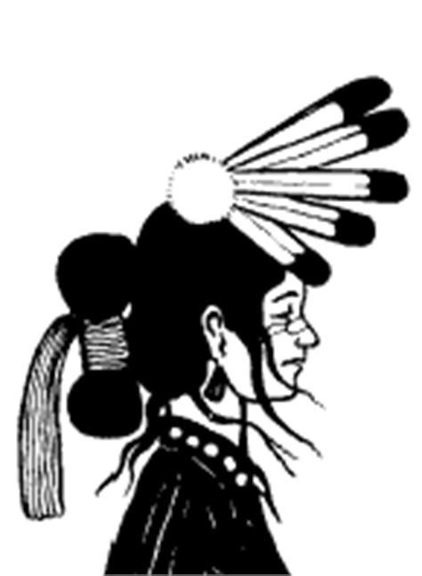 native american indian hairstyles braids whorls