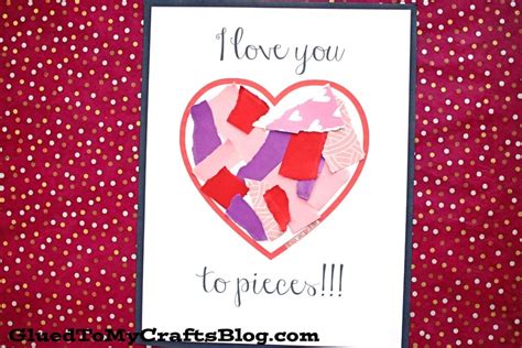 torn paper  love   pieces craft