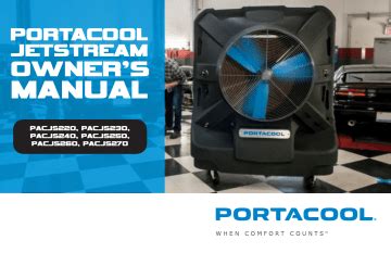 portacool pacjs jetstream portable evaporative cooler owners manual manualzz