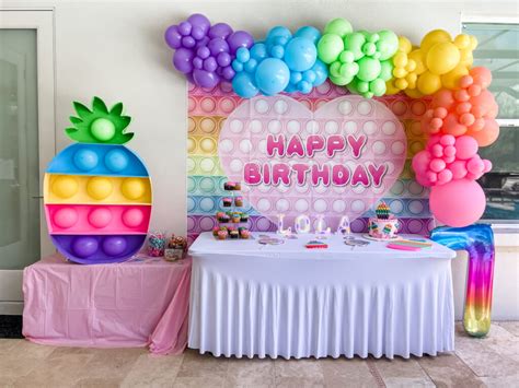 pop  themed birthday party ideas  inspiration