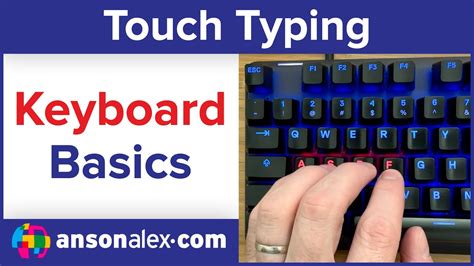 typing tutorial keyboard basics doovi