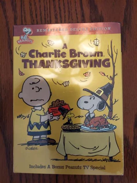 charlie brown thanksgiving dvd  deluxe edition  picclick
