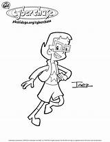 Coloring Pages Sid Kid Science Cyberchase Kids Pbs Inez Uteer Coloringtop sketch template