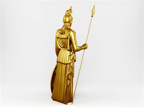 Statue Of Pallas Athena 3d Model 3ds Max Files Free