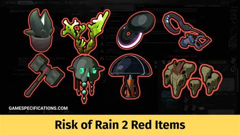 risk  rain  red items   legendary effects game specifications
