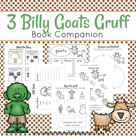 billy goats gruff book companion