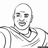 Adrian Peterson Thecolor Outstanding sketch template