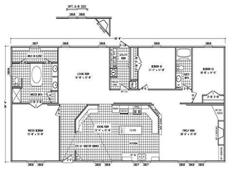 bedroom  bath single wide mobile home floor plans modern modular home