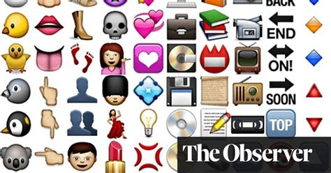 emoji the first truly global language mobile phones the guardian