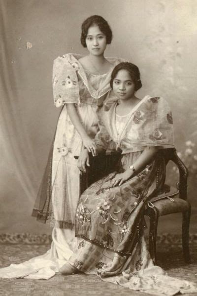 A Japanese And A Filipina Girl Wearing Maria Clara Tumbex